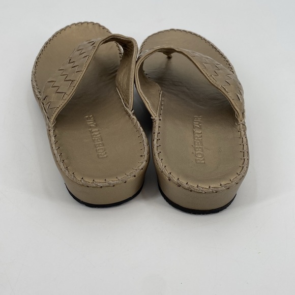 Robert Zur Braided Lilly V True Glove Leather Sandals Size 9.5 - Picture 8 of 11